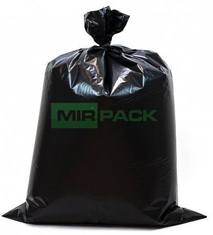 Мешки для мусора 280 литров, 100 мкм, 10 штук, ПВД, 93x140 см, черные - Вид 3